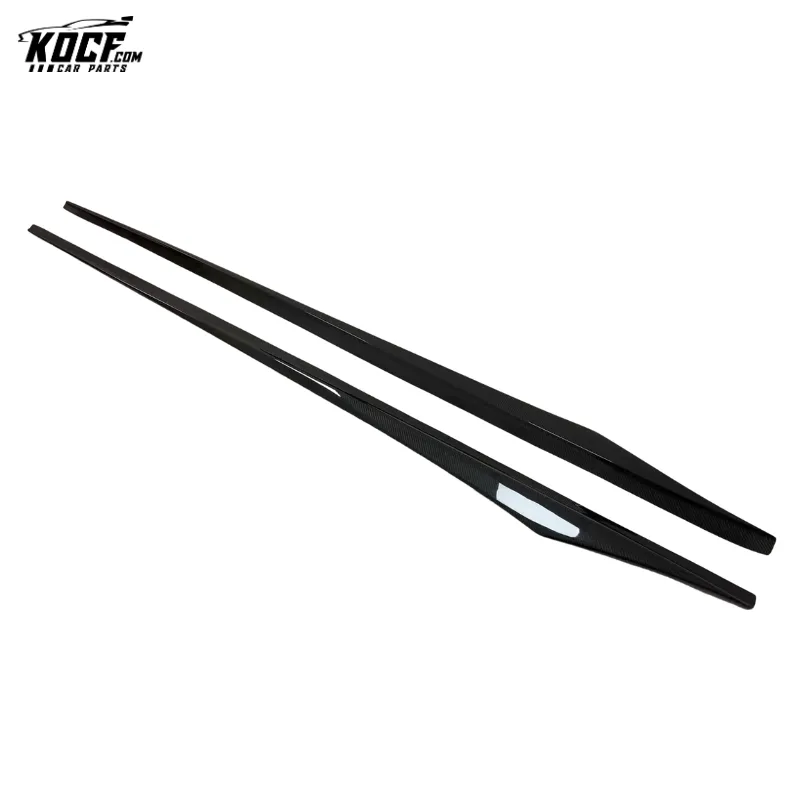 1 pair F06 F12 F13 Side Skirts Extension VRS style Carbon Fiber Side Skirts for BMW M6