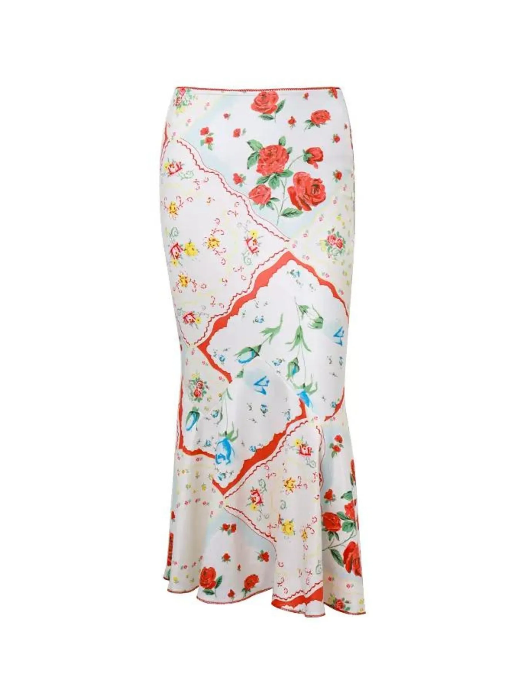 Beautiful Aster Floral Maxi Skirt