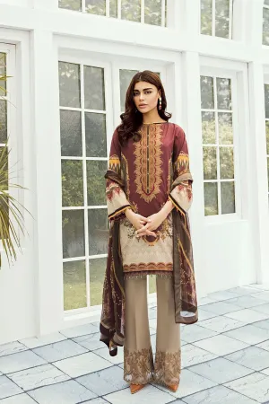 Baroque Fuchsia Lawn Collection Vol-2 2019 – Amaryllis