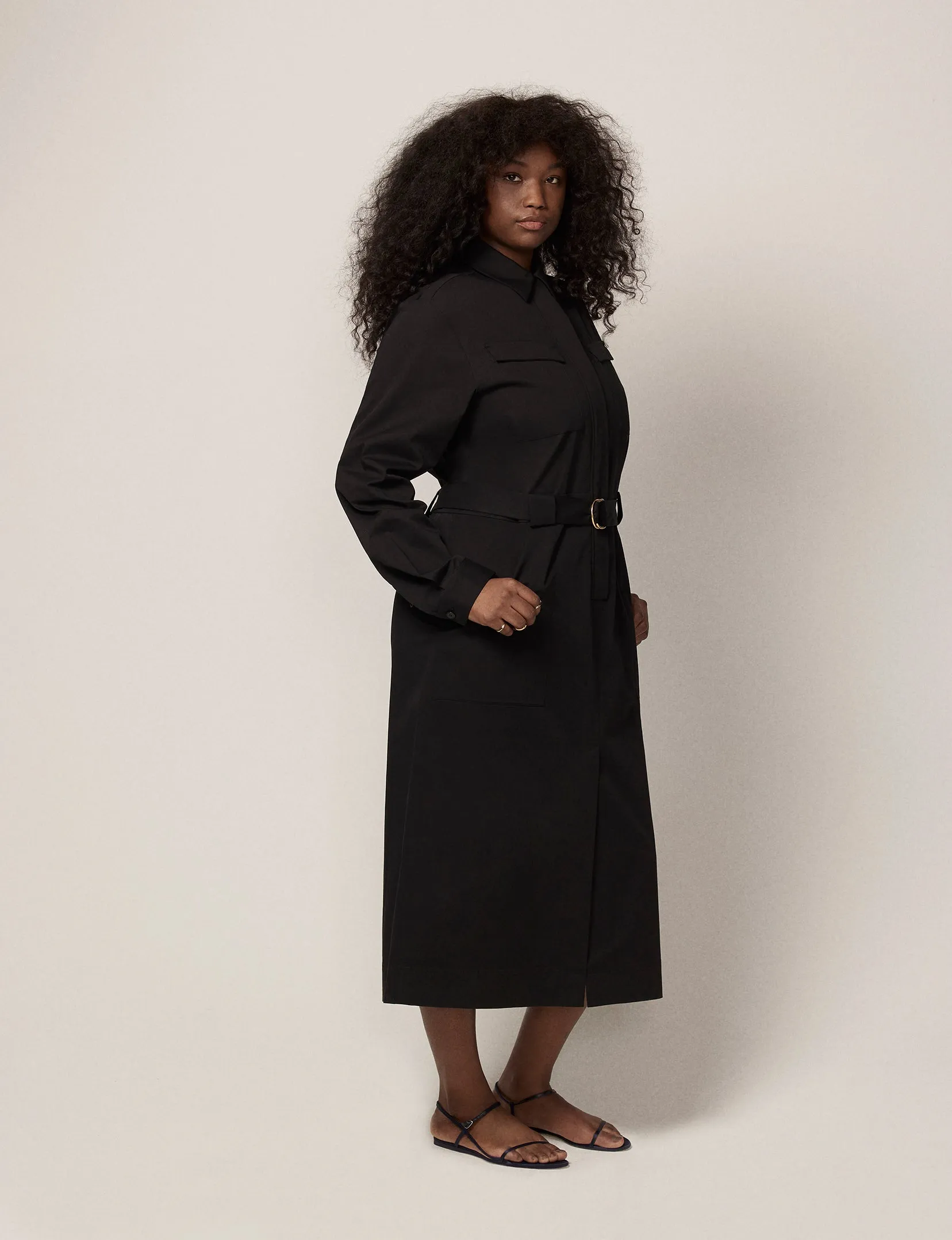 Belted Utility Dress