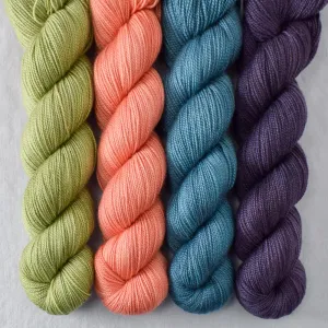 Blue Ocean, Bullfinch, Dusk, Snakehead - Yummy 2-Ply Quartet