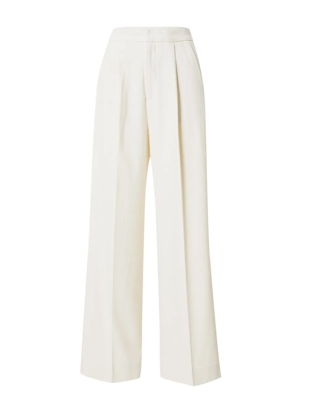 Copenhagen Muse pleated wide leg trousers, white