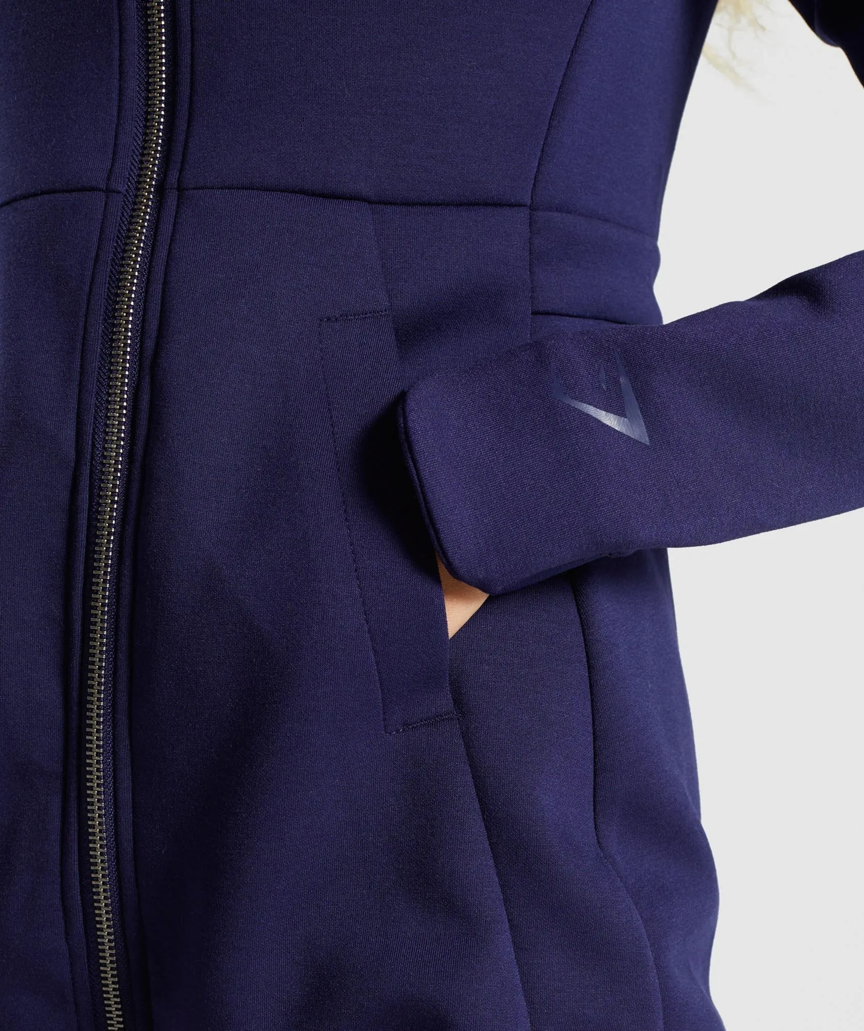 Gymshark Longline Jacket - Evening Navy Blue