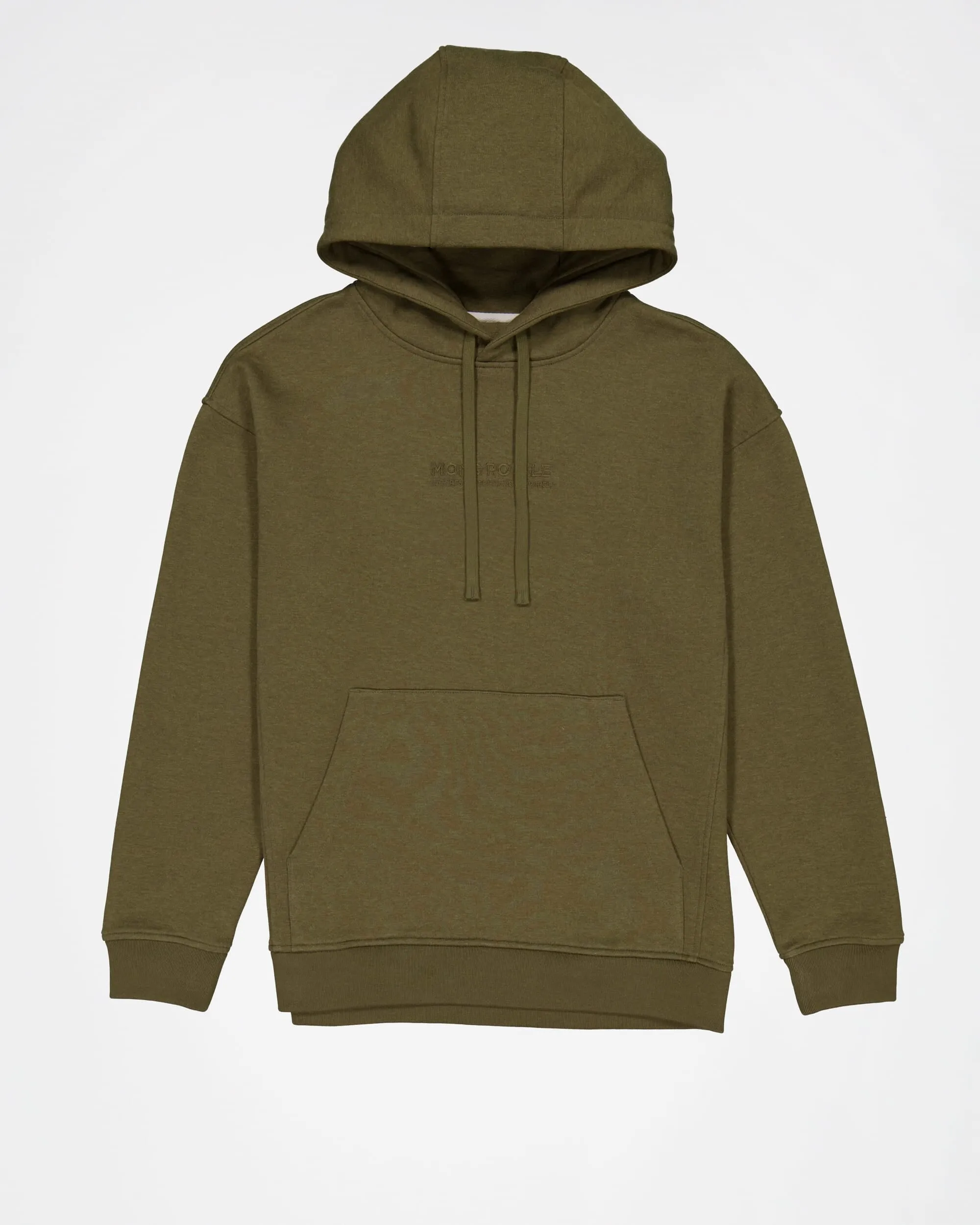 Verdant Merino Organic Cotton Hoody - Dark Olive