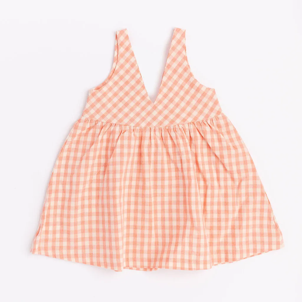 Weekend Dress in Petal Gingham