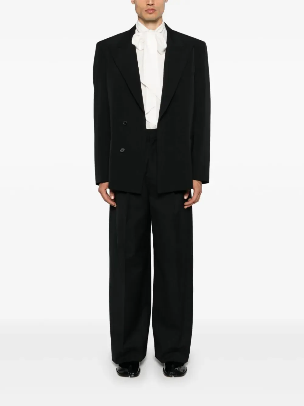 Wide Leg Trousers Fine Wool