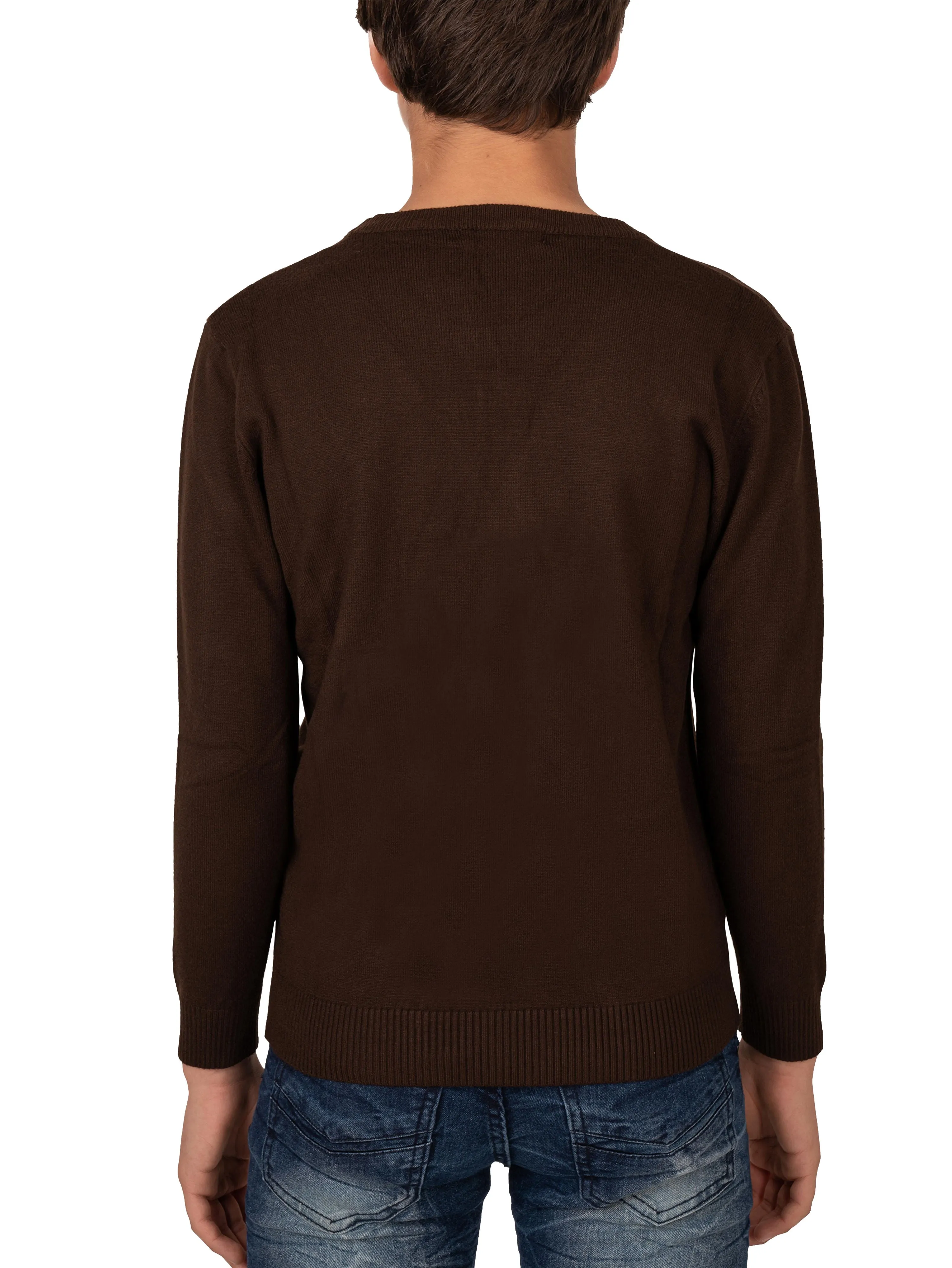 X RAY Big Boys and Kids Soft Slim Fit Middleweight Pullover Sweaters Basic Crewneck Sweater