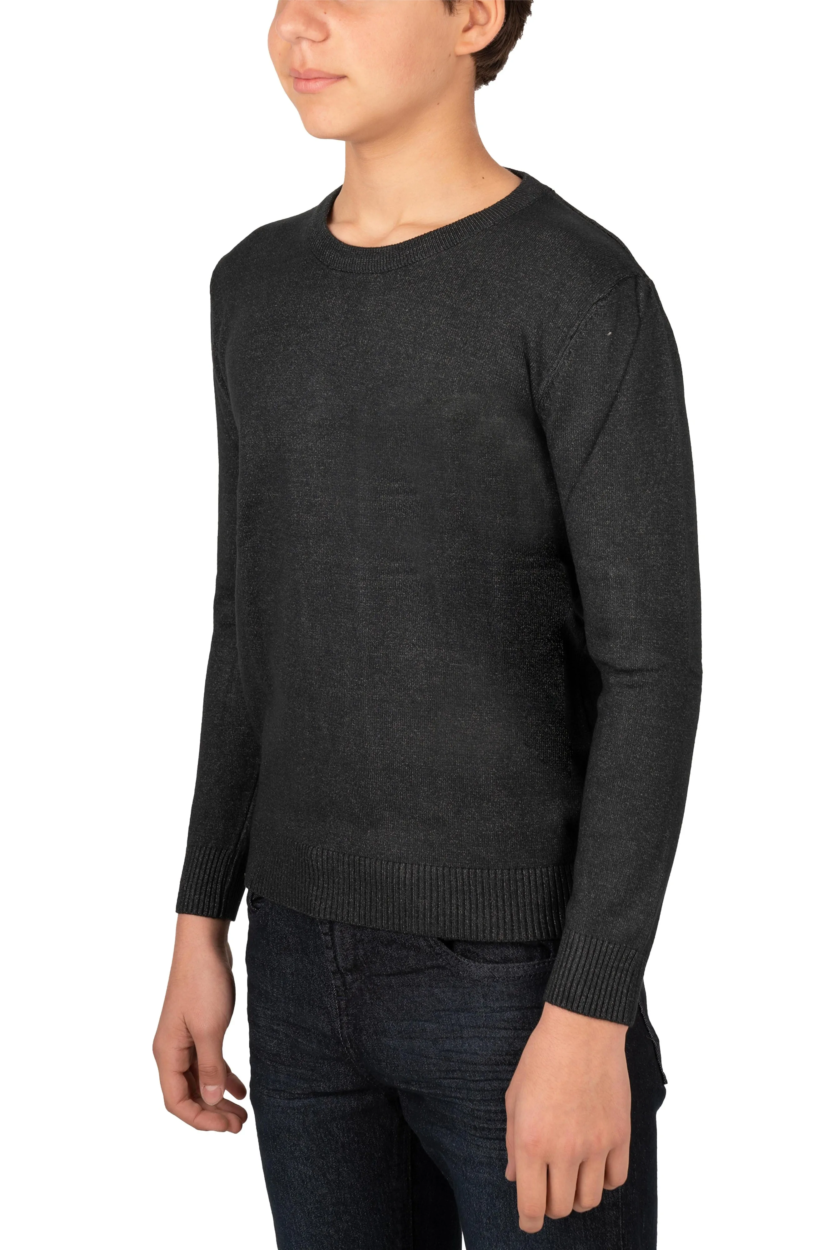 X RAY Big Boys and Kids Soft Slim Fit Middleweight Pullover Sweaters Basic Crewneck Sweater
